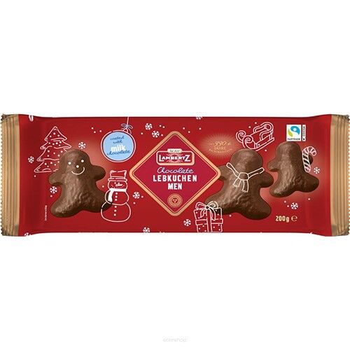 Lambertz Chocolate Gingerbread Men 200g