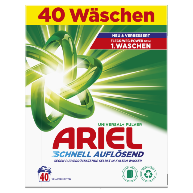 Ariel Proszek 40 Prań 2.4kg Universal