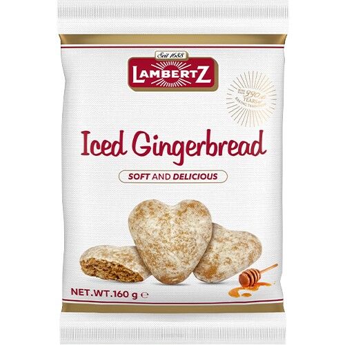 Lambertz Iced Gingerbread Pierniki w Lukrze 160g