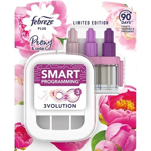 Febreze 3Volution Piwonia & Cedar Odś 20ml Odświeżacz Do Prądu