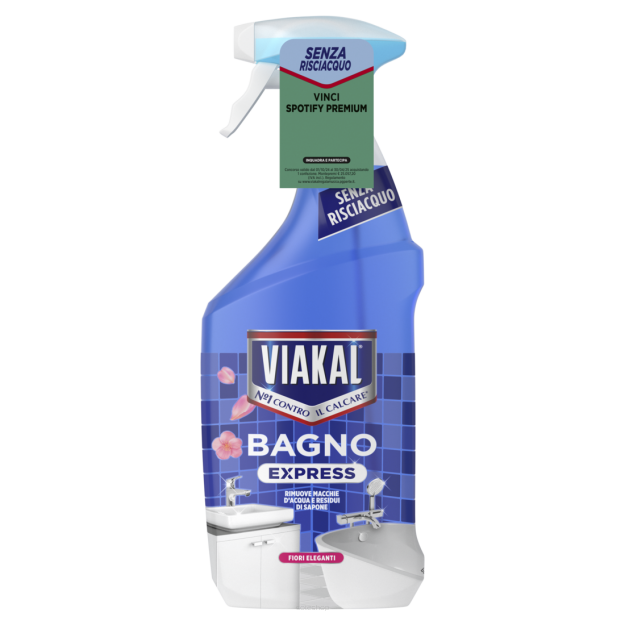 Viakal Bagno Express Odkamieniacz Do Mycia Łazienki Eleganckie Kwiaty 720ml