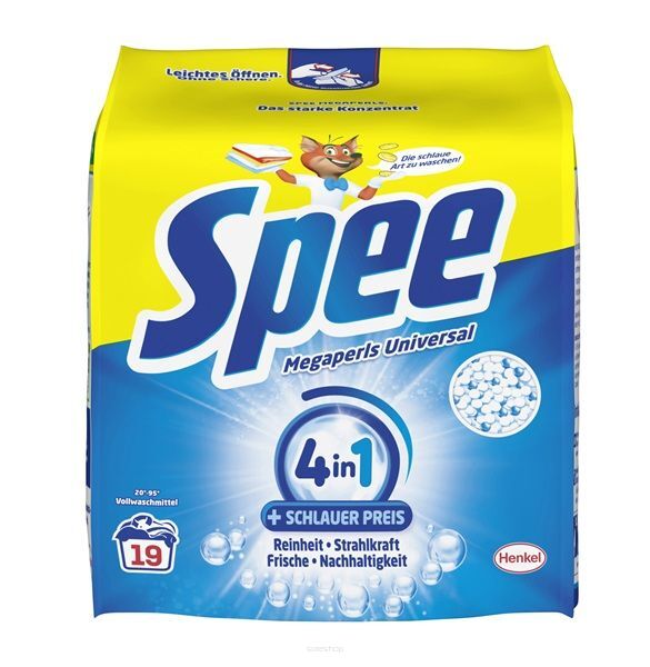 Spee MegaPearls 4w1Uniwersal Proszek Do Prania 19p 1,14kg