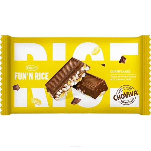 Only Fun'n Rice Cornflakes ChoViva 100g