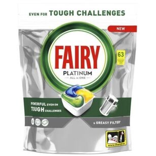 Fairy Platinium Kapsułki Do Zmywarki 63szt Lemon